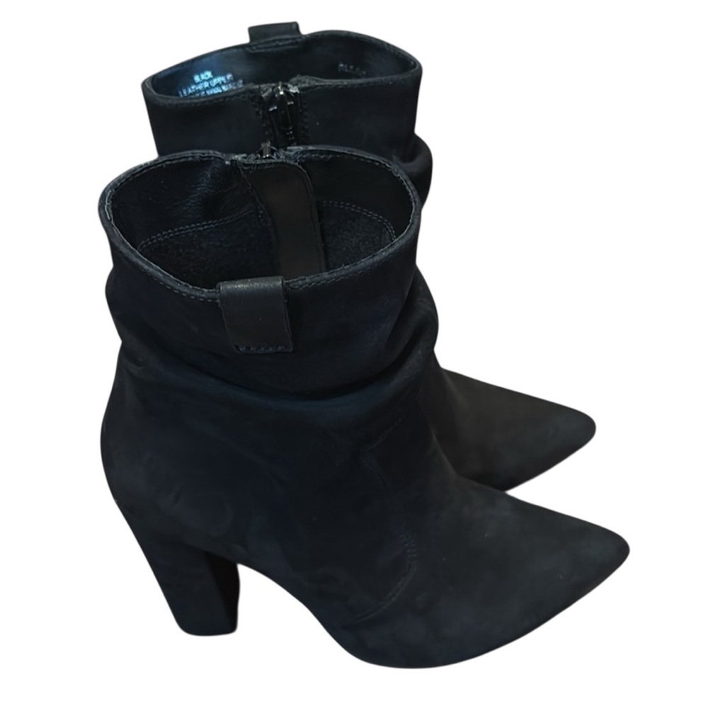 Steve Madden, Ruling Black Nubuck Booties, Size 6, Gently Worn - Picture 2 of 7
